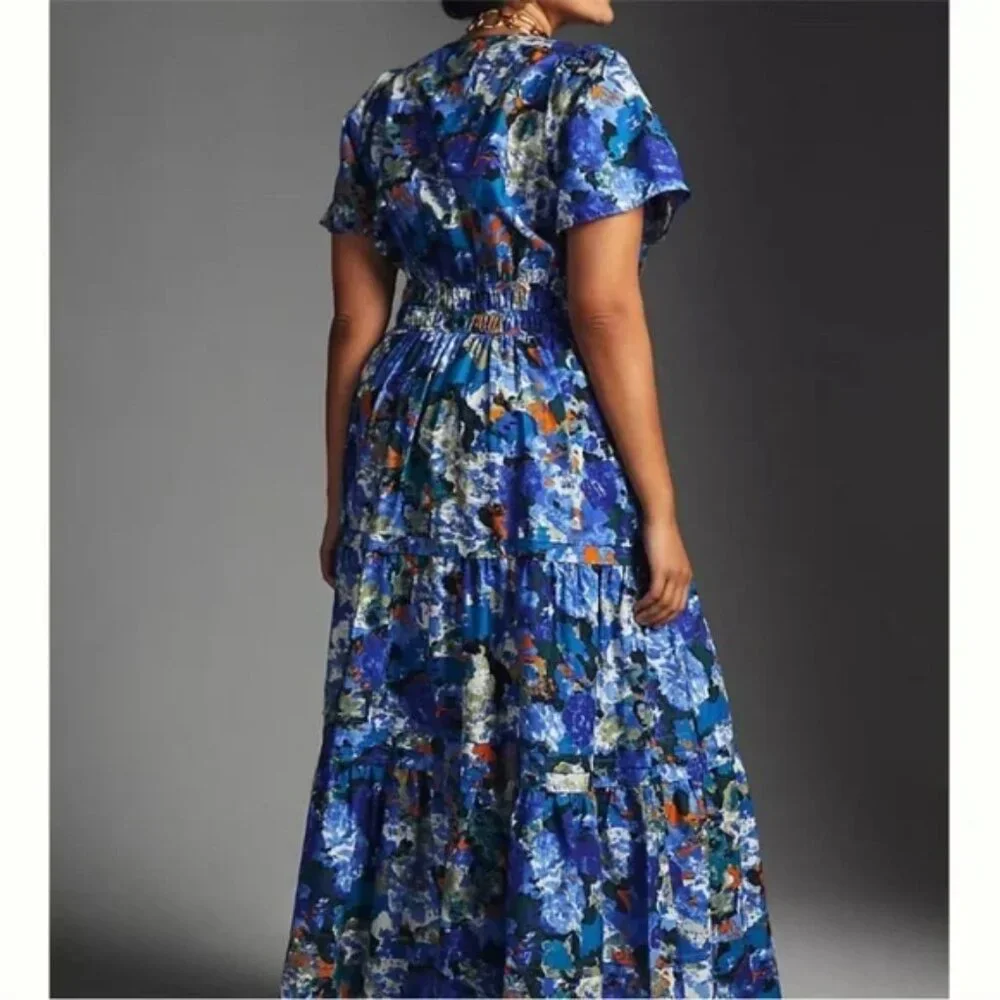 Anthropologie The Somerset Maxi Dress 1X - Picture 2 of 10